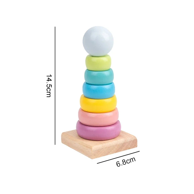 Juguetes de madera Montessori para bebés de 1, 2 y 3 años