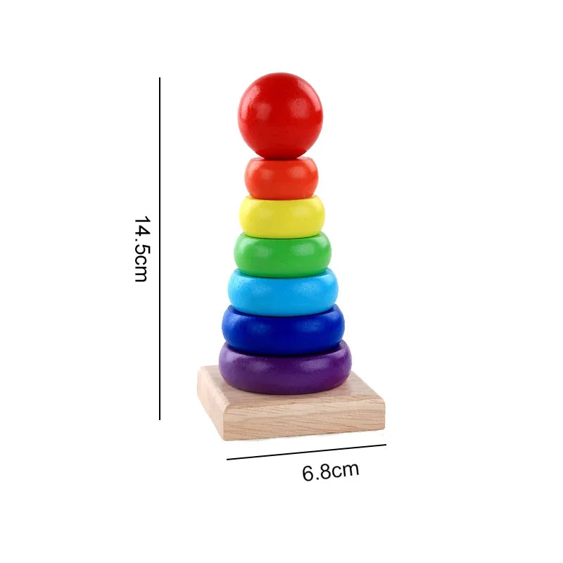 Juguetes de madera Montessori para bebés de 1, 2 y 3 años