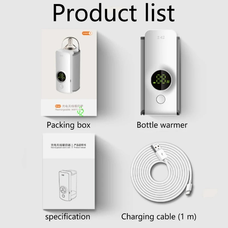 Calentador de biberones portatil