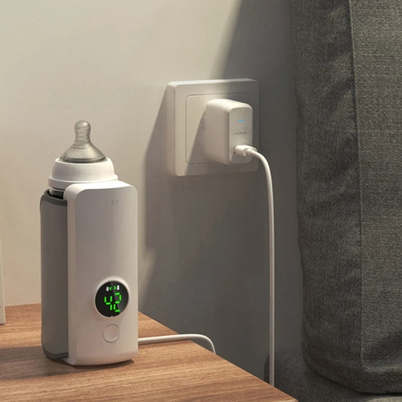 Calentador de biberones portatil