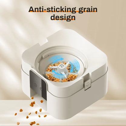 Dispensador de comida inteligente para mascotas🐾🤖, con alimentación lenta y control cuantitativo de comidas.2L