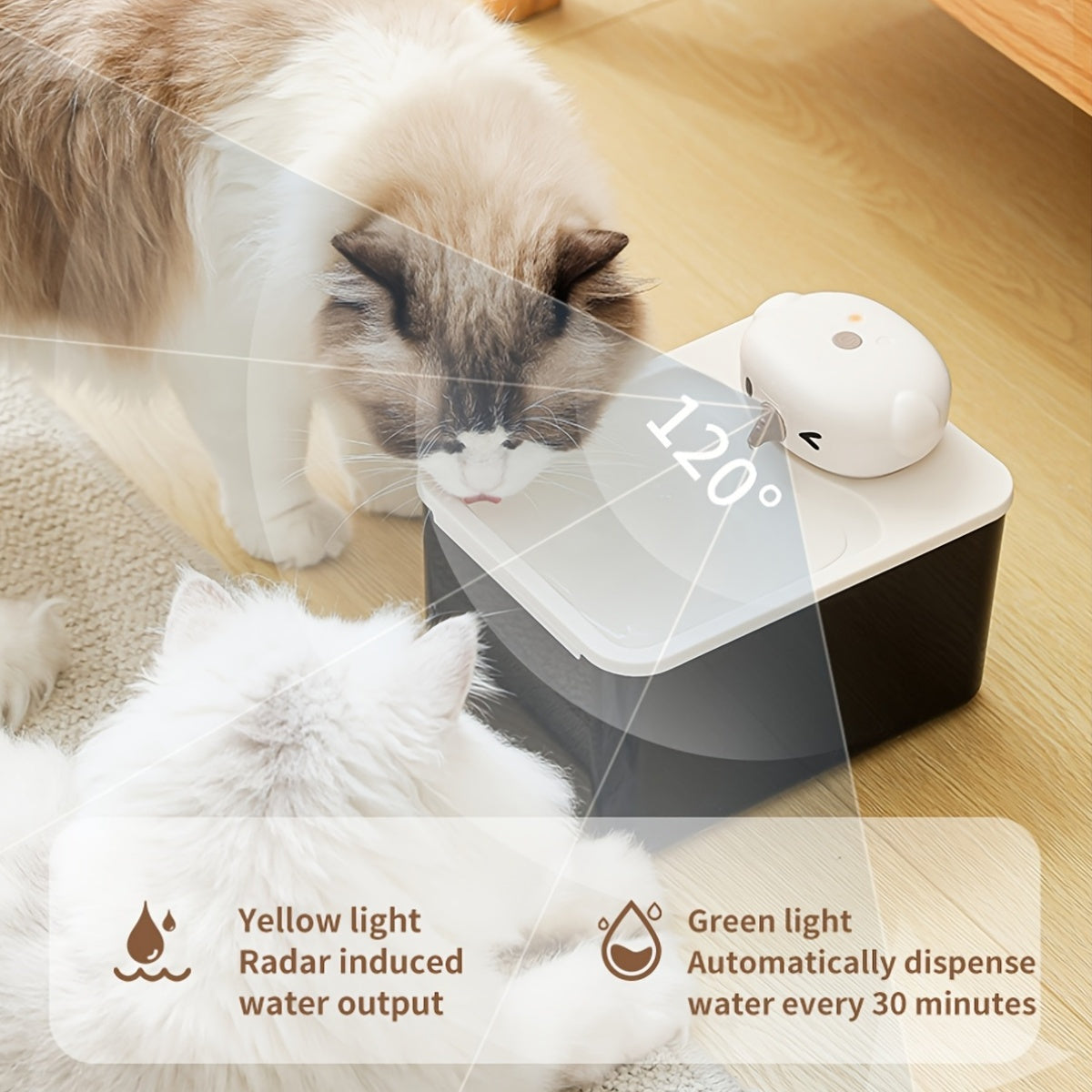 Fuente inalambrica para mascotas AquaPaws® oferta limitada